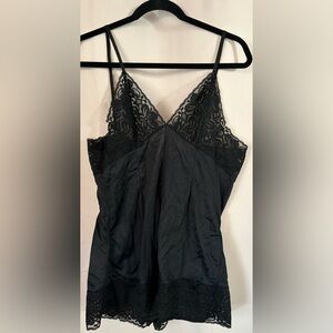 Elegant Black lightweight Floral Lace Romper Lingerie
